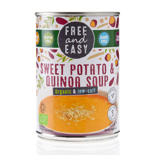 Free & Easy_Organic Low Salt Sweet Potato & Quinoa Soup 400g-pack of 2