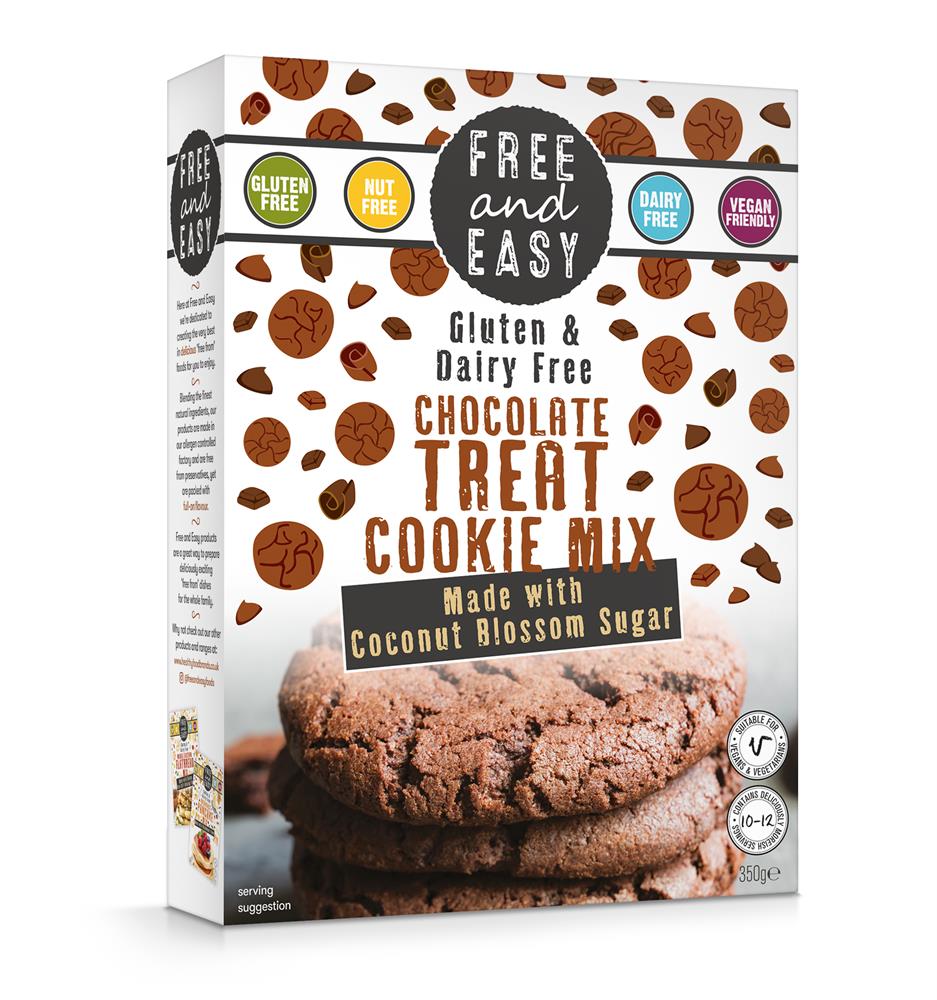 Free & Easy_Chocolate Treat Cookie Mix 350g
