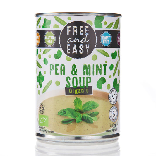 Free & Easy_Organic Pea and Mint Soup 400g-pack of 2