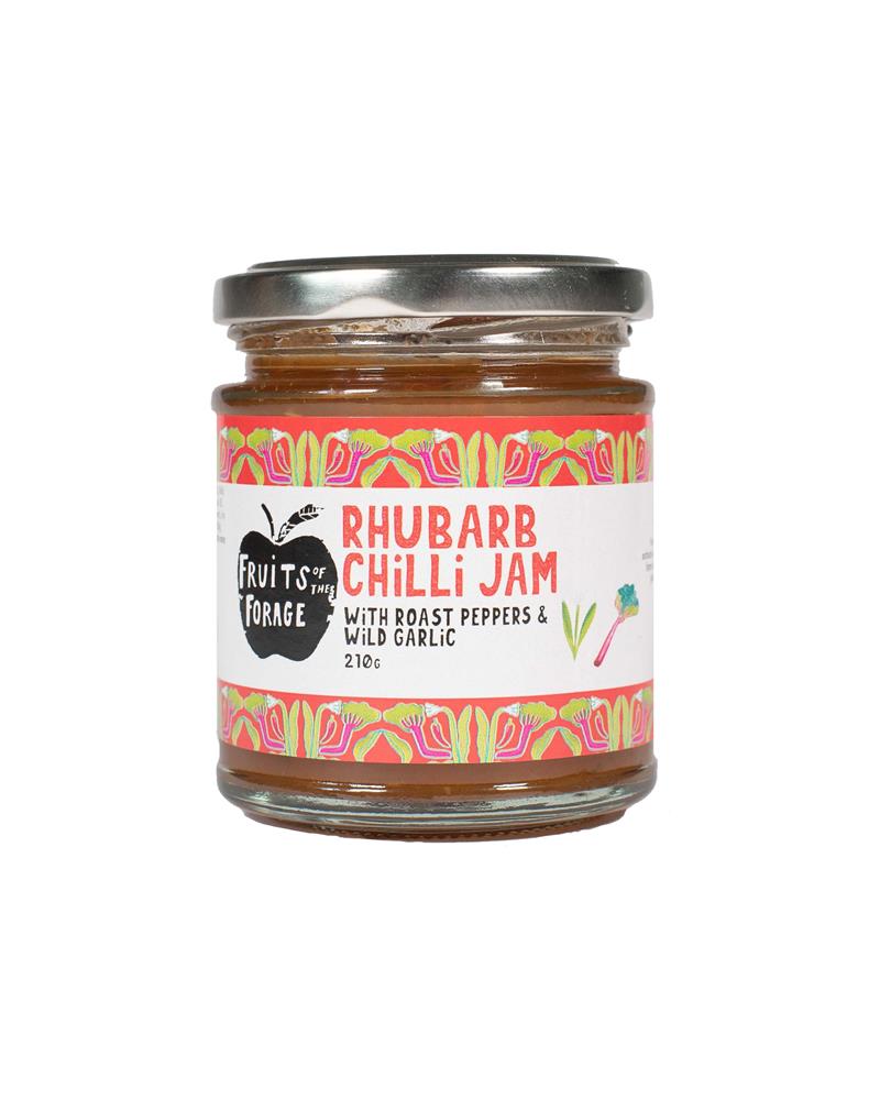 Fruits of the Forage_Rhubarb Chilli Jam 210g-pack of 2