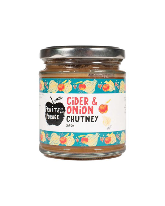 Fruits of the Forage_Herefordshire Cider & Onion Chutney 200g-pack of 2