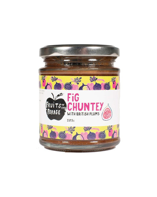 Fruits of the Forage_Fig Chutney with British Plums 205g-pack of 2