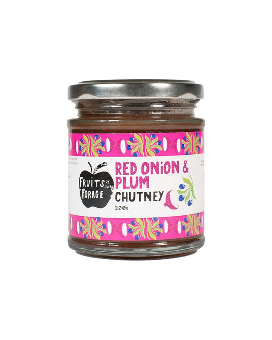 Fruits of the Forage_Red Onion and British Plum Chutney 200g-pack of 2