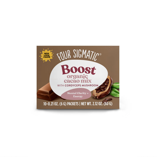 Four Sigma Foods_Mushroom Hot Cacao Mix with Cordyceps 10 Sachets