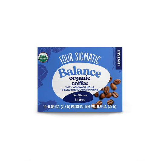 Four Sigma Foods_Balance 'Instant Coffee with Ashwagandha & Eleuthero 10 sachets