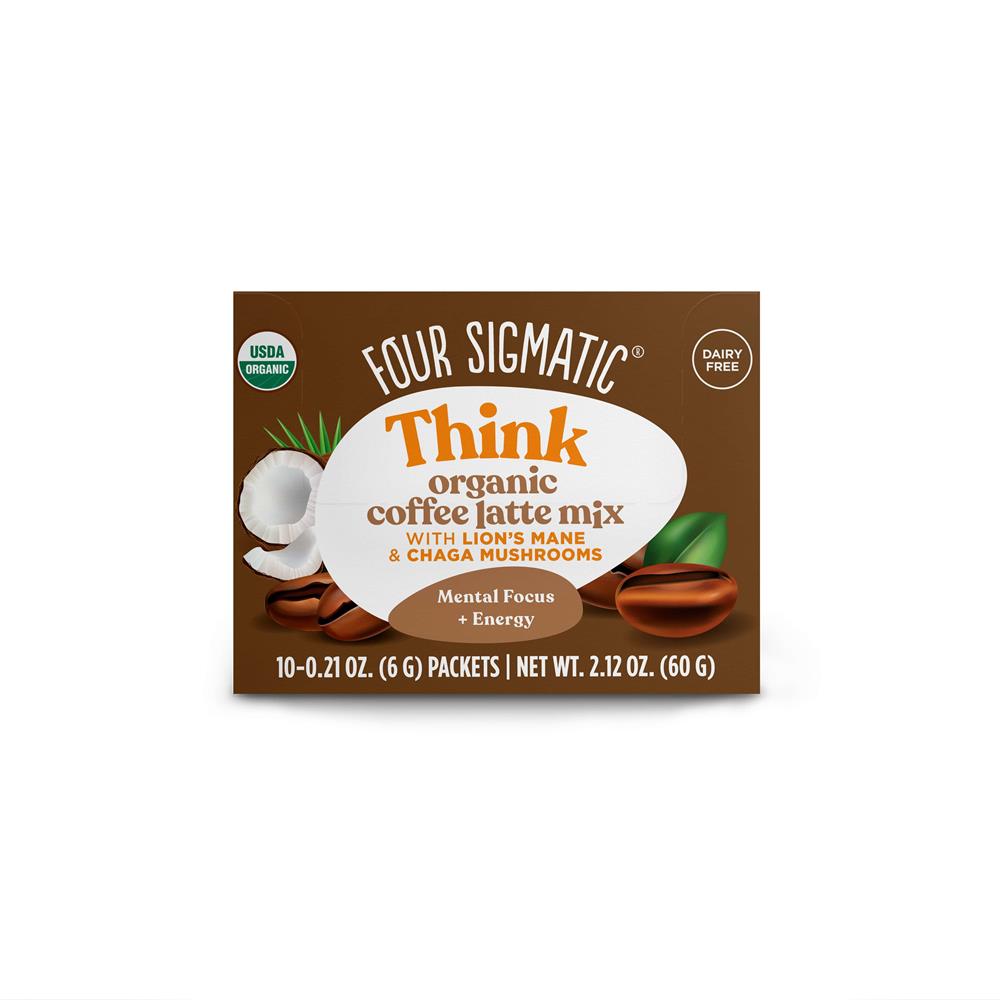 Four Sigma Foods_Think Organic Mushroom Coffee Latte With Lion's Mane & Chaga
