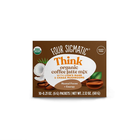 Four Sigma Foods_Think Organic Mushroom Coffee Latte With Lion's Mane & Chaga
