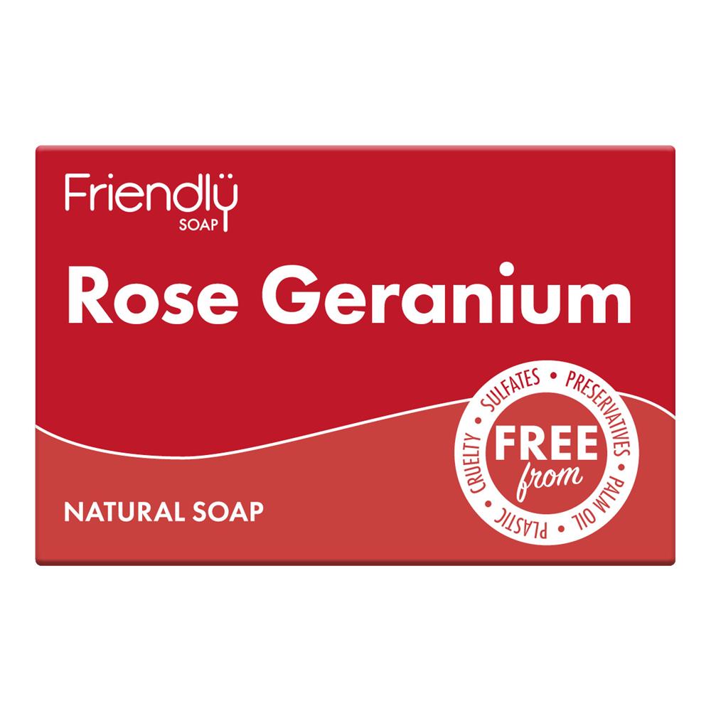 Friendly Soap_Rose Geranium Soap 95g