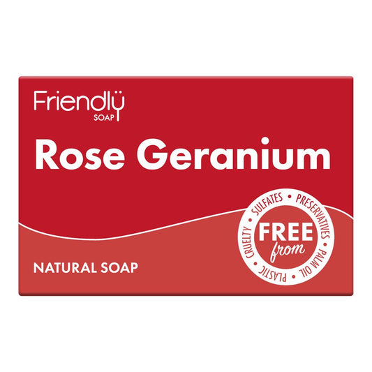 Friendly Soap_Rose Geranium Soap 95g