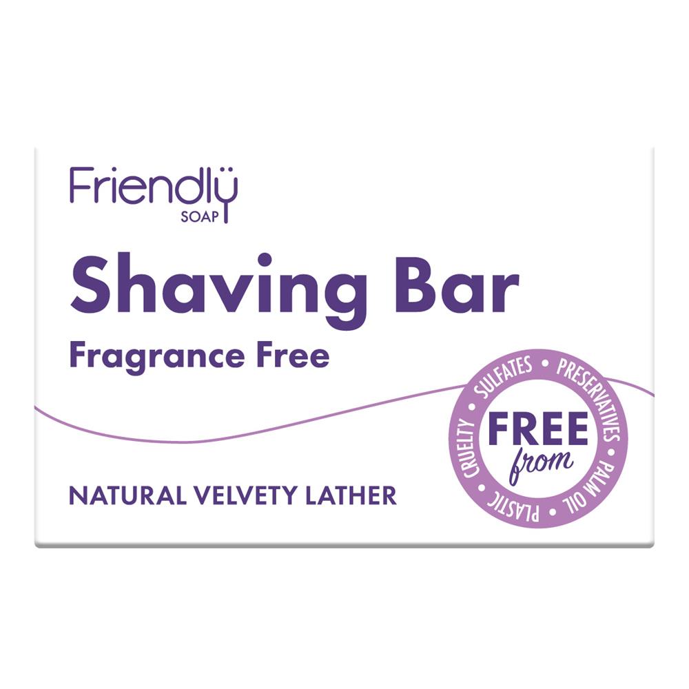 Friendly Soap_Shaving Bar - Fragrance Free 95g-Pack of 2