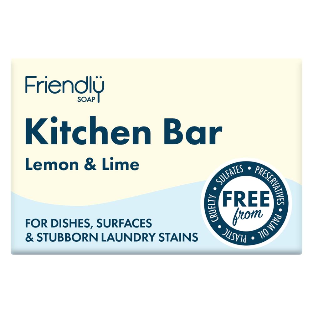 Friendly Soap_Kitchen Bar - Lemon & Lime 95g-pack of 2