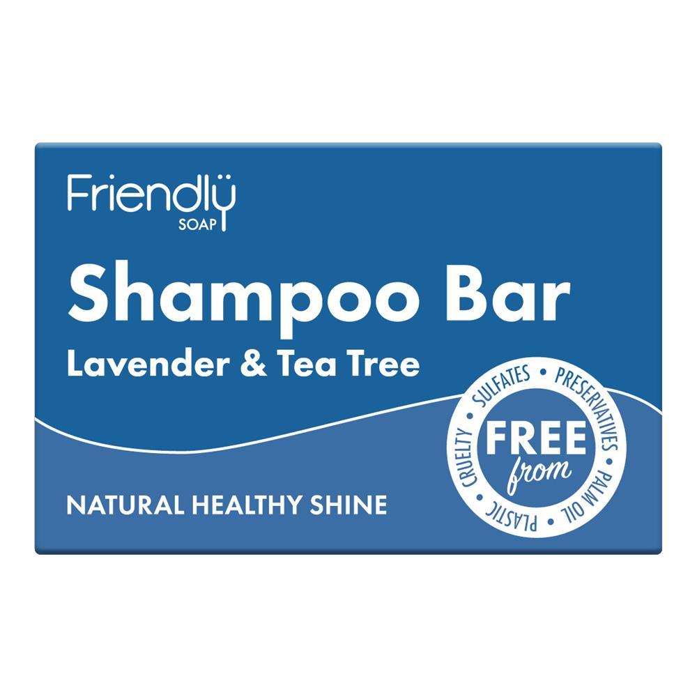 Friendly Soap_Shampoo Bar - Lavender & Tea Tree 95g-pack of 2