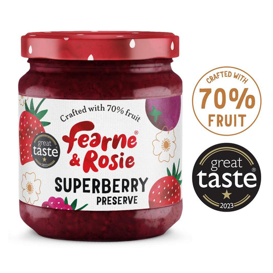 Fearne and Rosie_Fearne & Rosie Superberry Jam 70% Fruit 310g-pack of 2