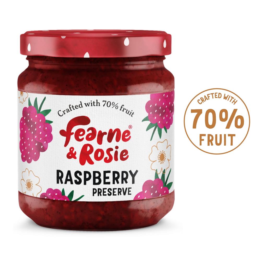 Fearne and Rosie_Fearne & Rosie Raspberry Jam 70% Fruit 310g-pack of 2