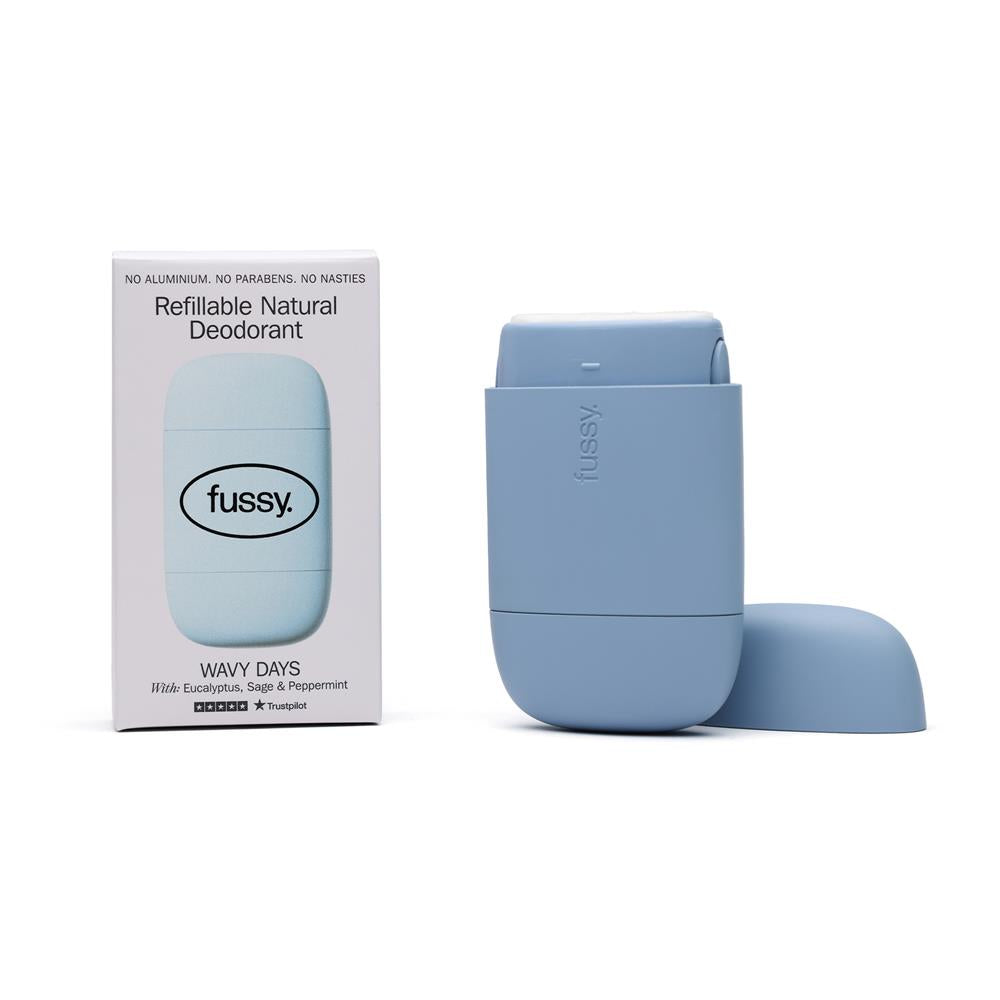 Fussy_Refillable Natural Deodorant Wavy Days 40g