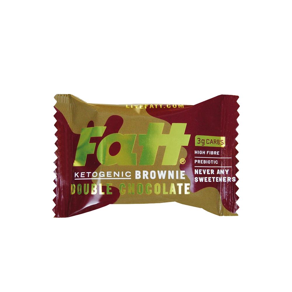 Fattbar_Double Chocolate Keto Brownie 40g-pack of 6