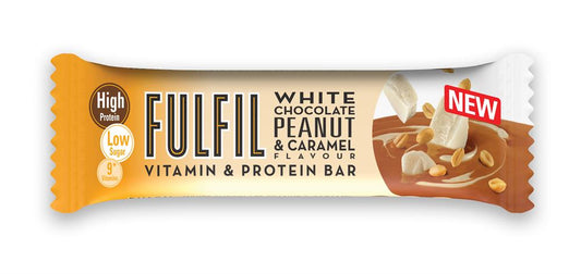 Fulfil_Protein & Vitamin White Peanut and Caramel Bar 55g-Pack of 15
