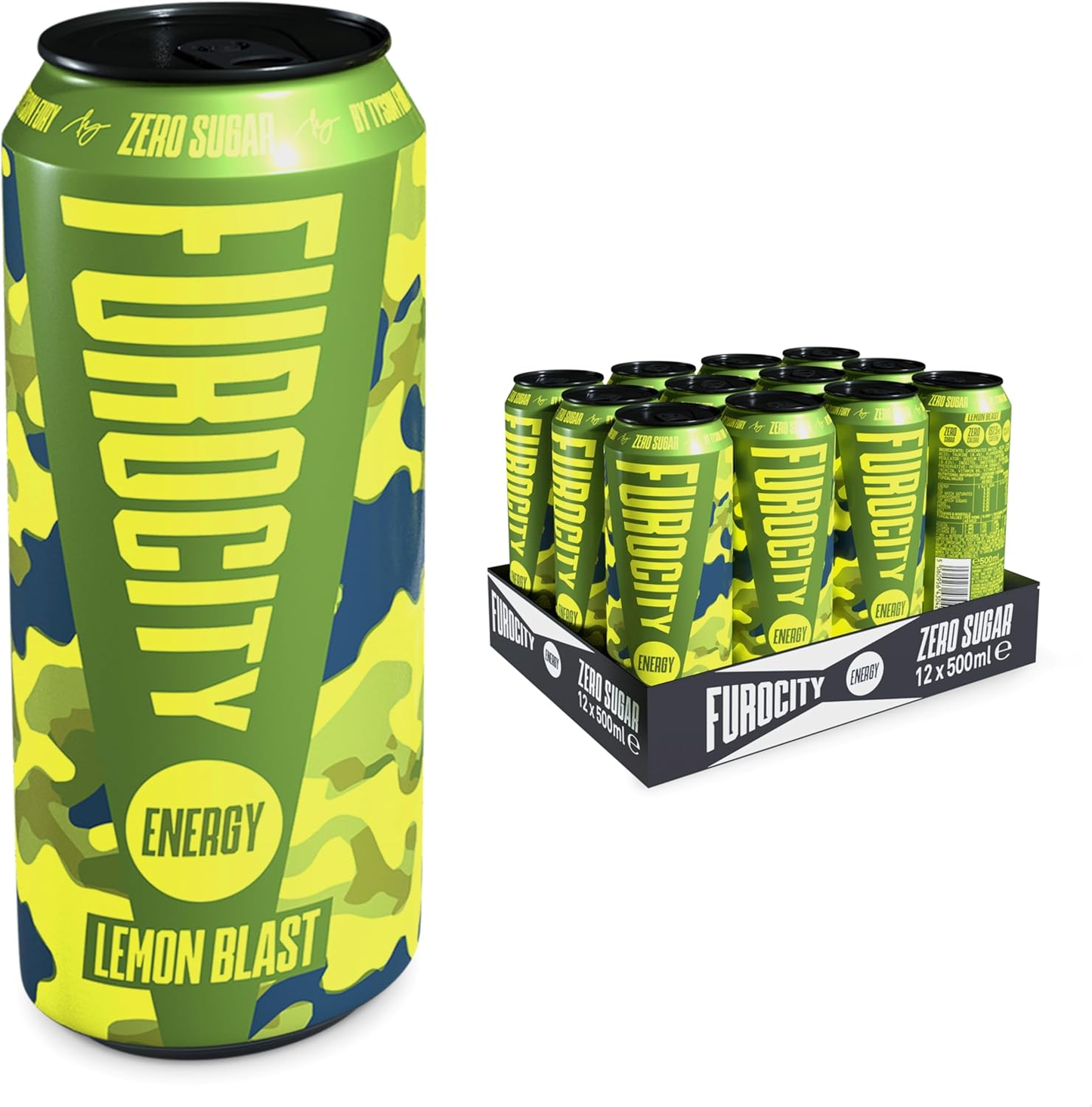 Furocity Energy Drink 12x500ml Tropical Thunder