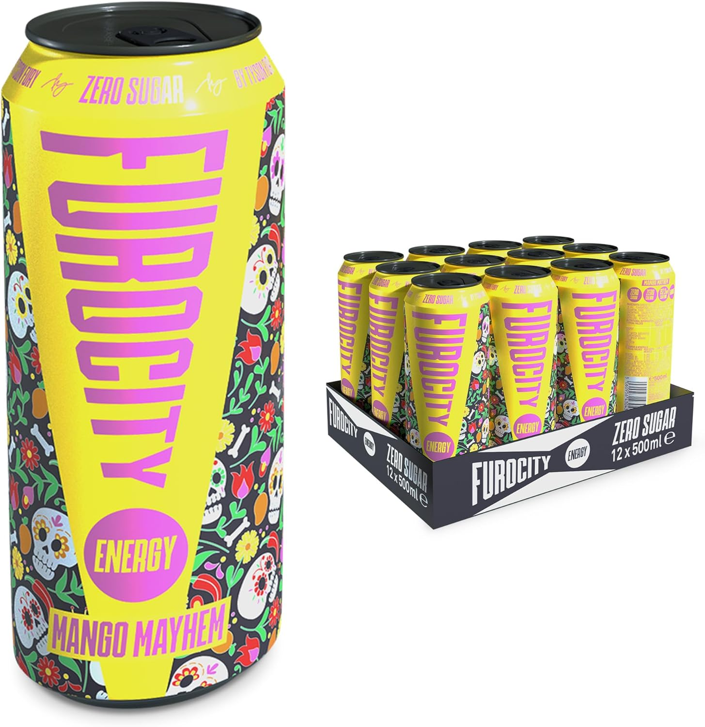 Furocity Energy Drink 12x500ml Tropical Thunder