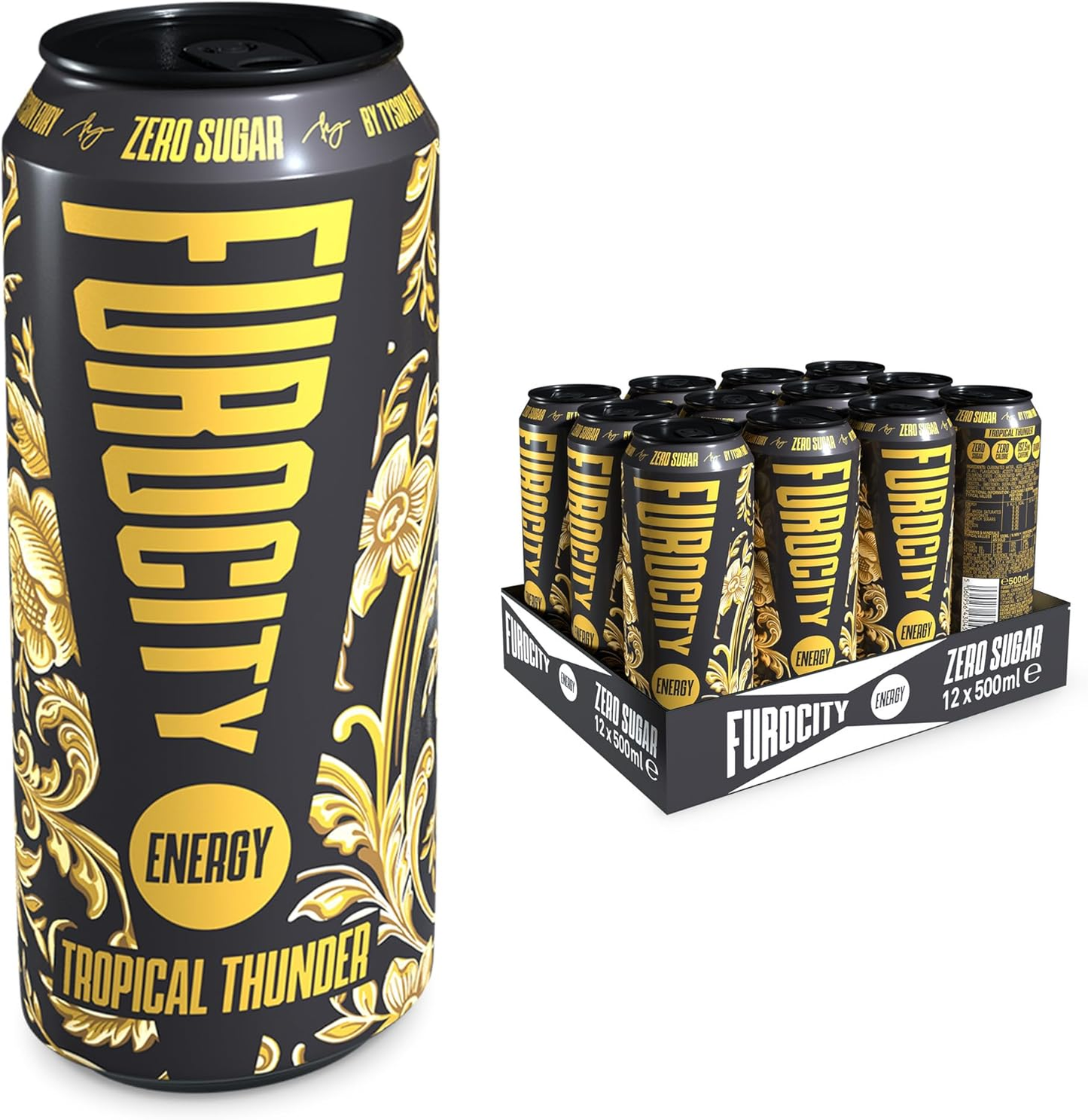 Furocity Energy Drink 12x500ml Tropical Thunder