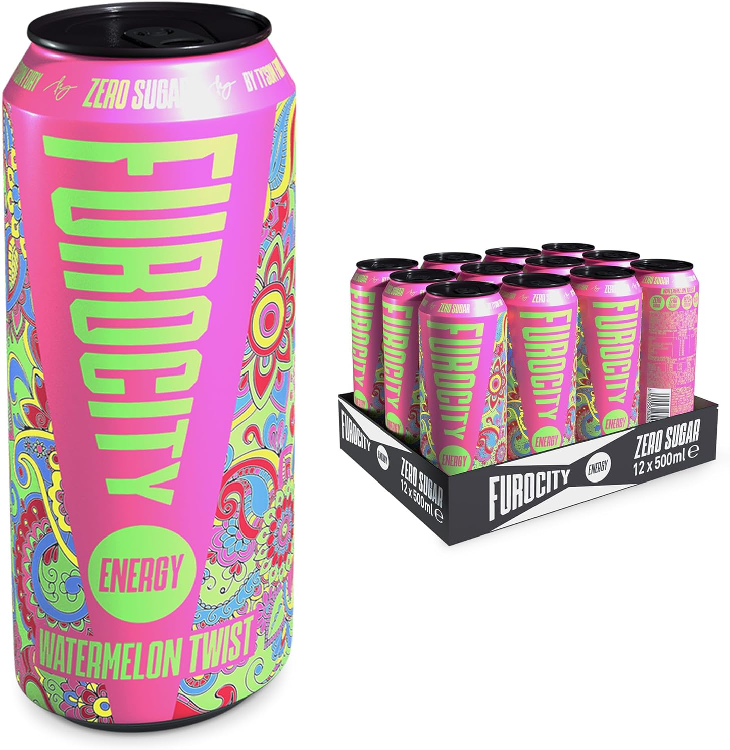 Furocity Energy Drink 12x500ml Tropical Thunder