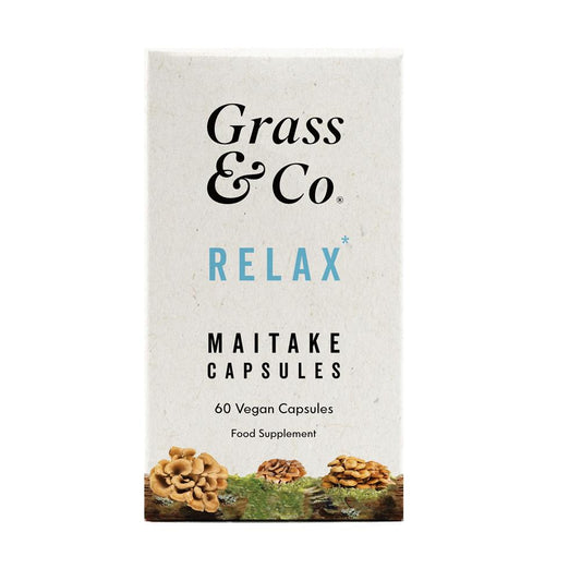 Grass and Co_RELAX Maitake Mushrooms with Ashwagandha 60 Vegan Capsules