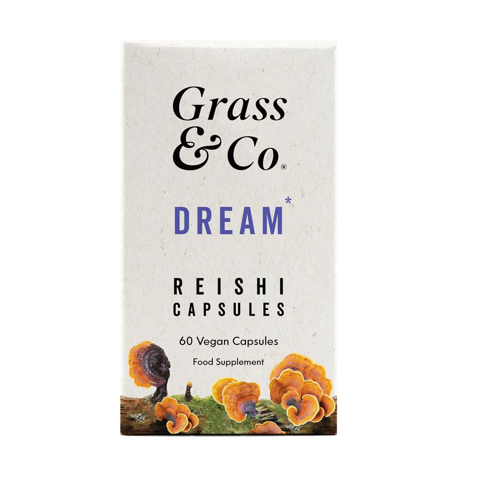 Grass and Co_DREAM Reishi Mushrooms with Magnesium 60 Vegan Capsules