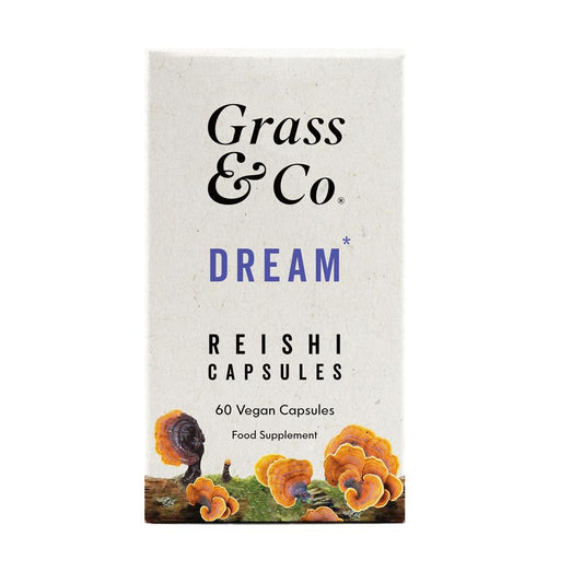 Grass and Co_DREAM Reishi Mushrooms with Magnesium 60 Vegan Capsules
