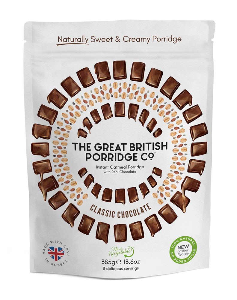 The Great British Porridge Com_Classic Chocolate Porridge 385g