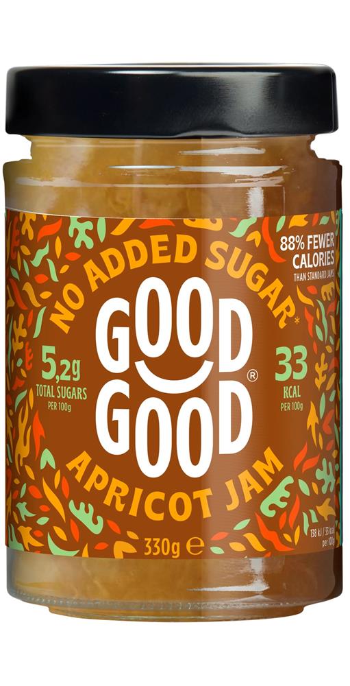 Good Good_Apricot Jam 330g - No Added Sugar-pack of 6