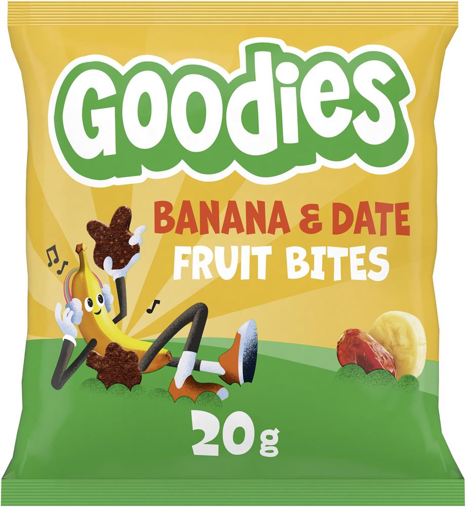 Goodies_Goodies Kids Snack Banana & Date Fruit Bites 20g