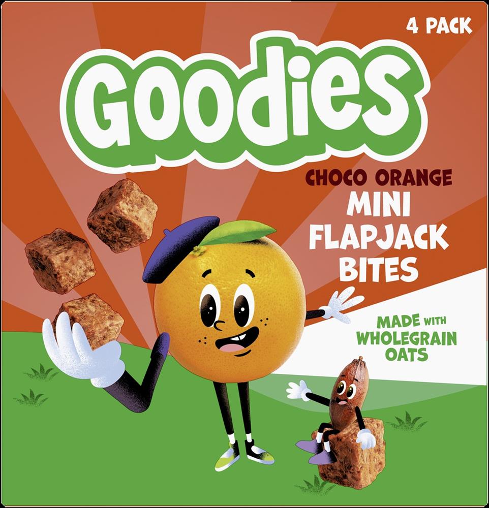 Goodies_Kids Snack Choco Orange Mini Flapjack Oat Bar Bites 23g