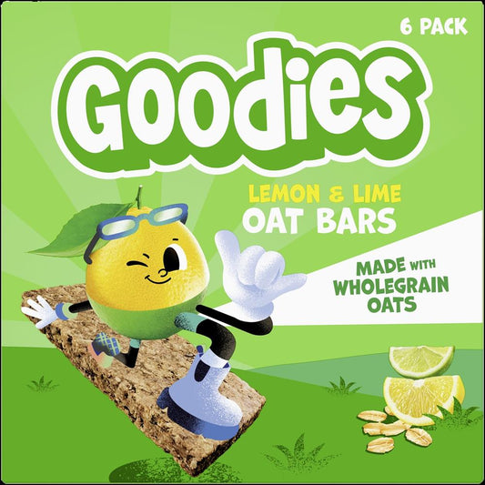 Goodies_Kids Snack Lemon & Lime Oat Bars Multipack 6x23g