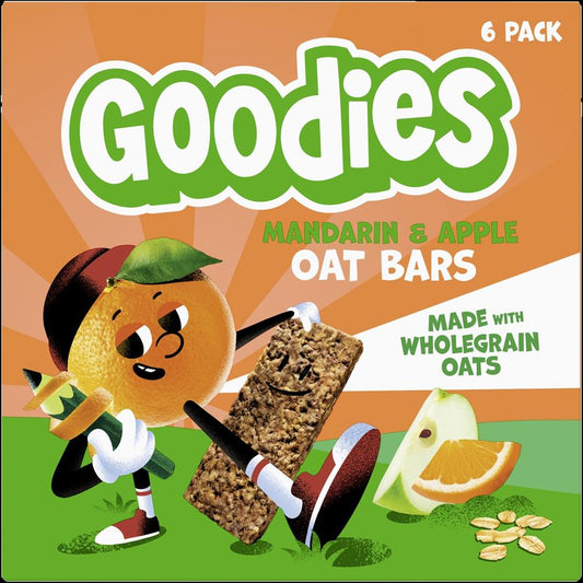 Goodies_Kids Snack Mandarin & Apple Oat Bars Multipack 6x23g