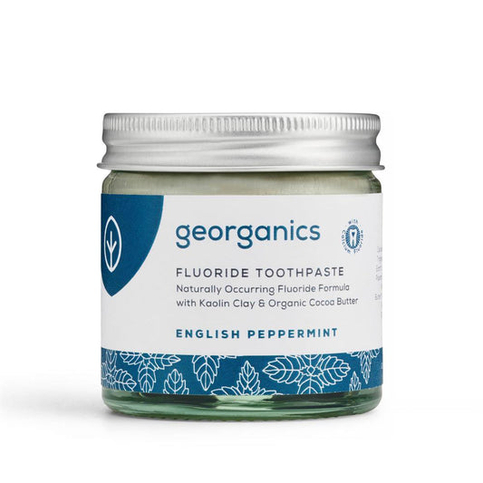 Georganics_Natural Mineral Fluroide Toothpaste - Peppermint 60ml-pack of 2
