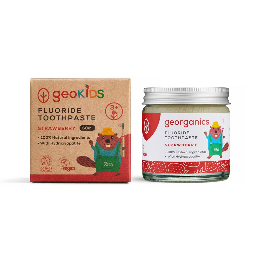 Georganics_Fluoride Toothpaste for Kids Strawberry