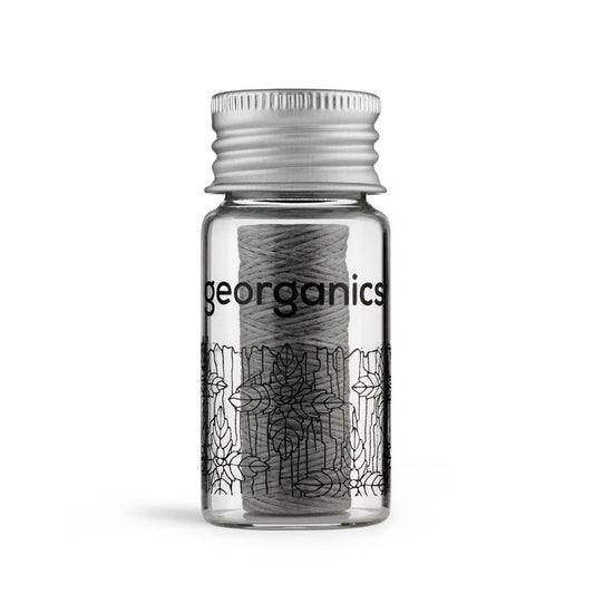 Georganics_Dental Floss with Canister - Charcoal 50m-Pack of 2