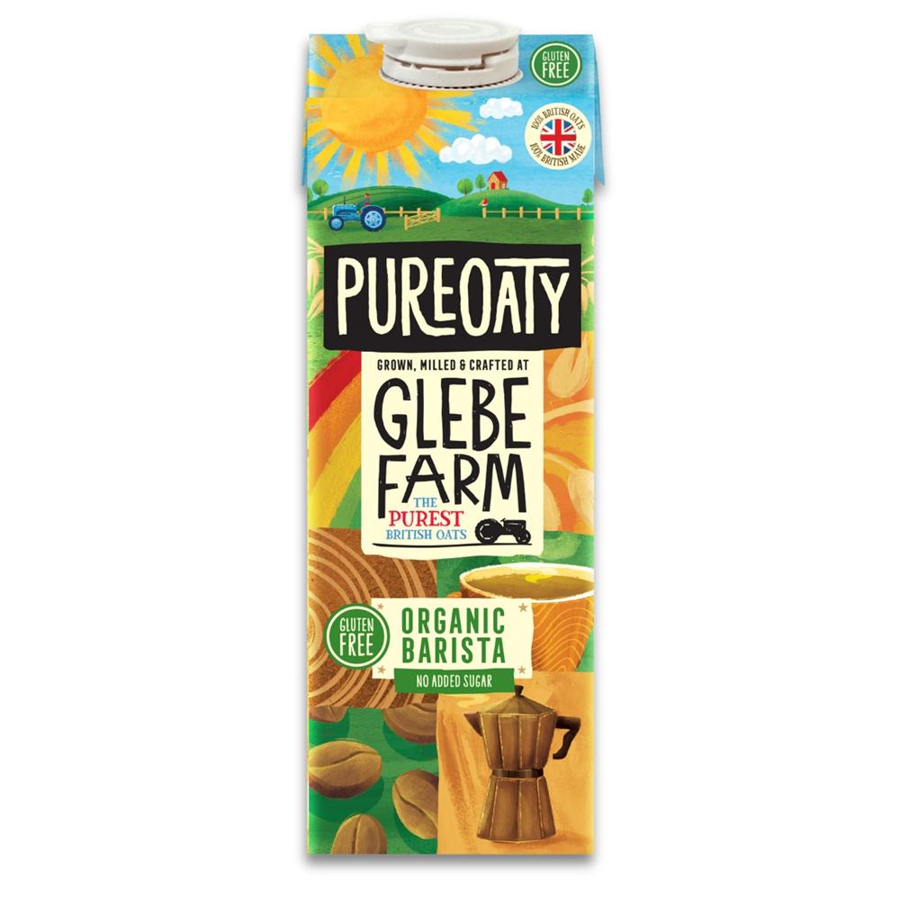 Glebe Farm_PureOaty Organic Barista 1 ltr-pack of 3