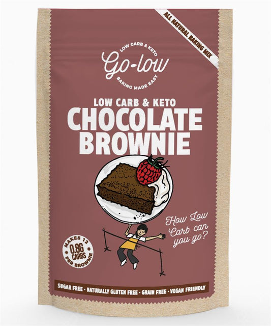 Go Low Baking_Go-low Keto & Low Carb Chocolate Brownie Baking Mix 218g