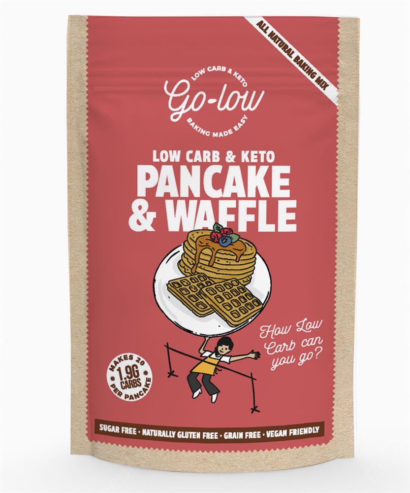 Go Low Baking_Go-low Keto & Low Carb Pancake & Waffle Baking Mix 210g