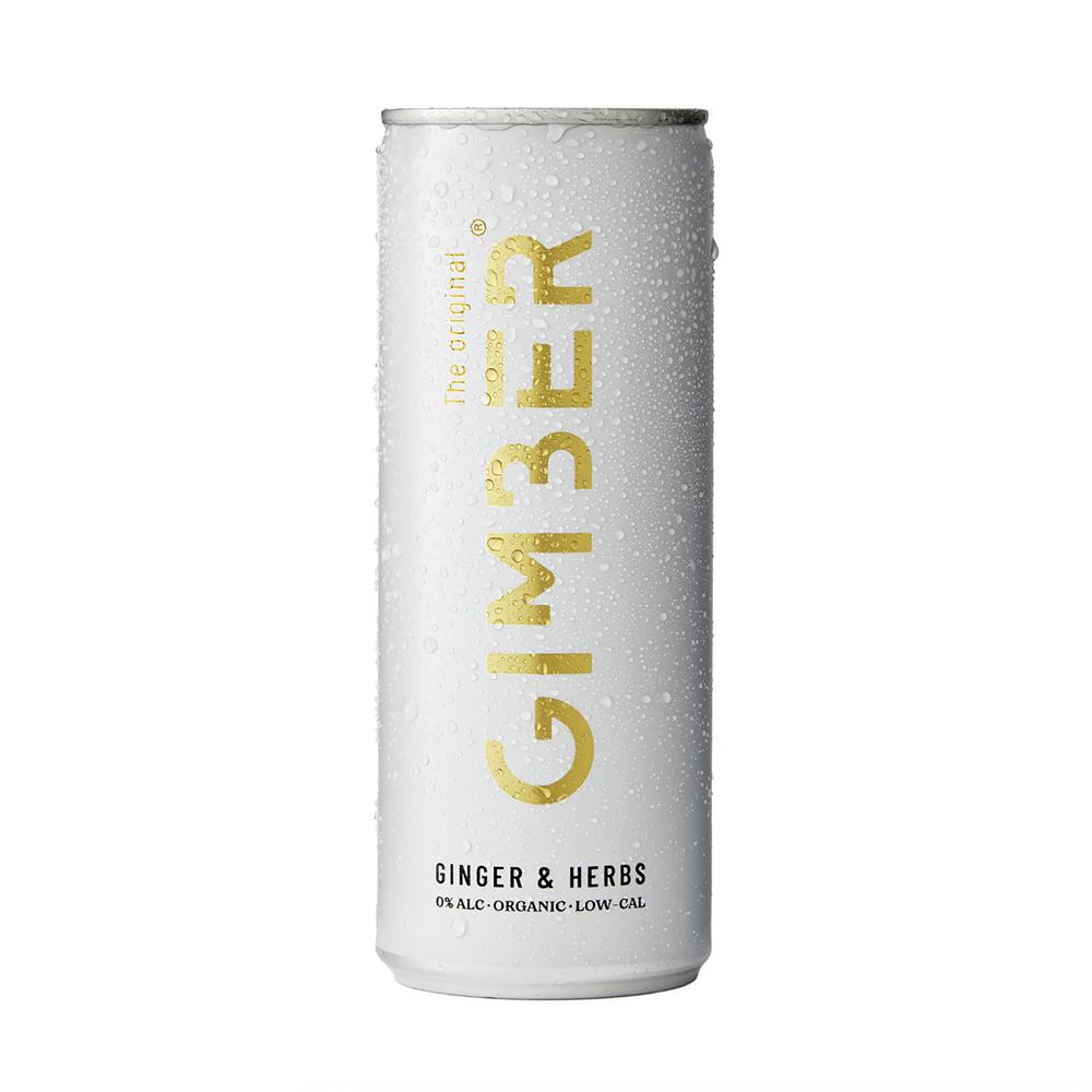 Gimber_Organic Original No1 Ginger Sparkling Ready To Drink Can 250ml
