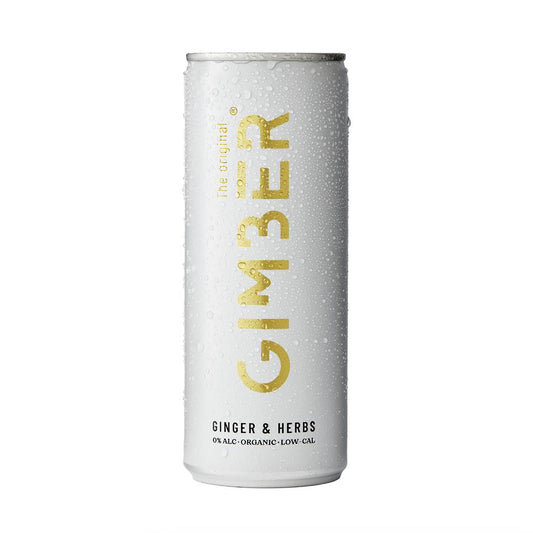 Gimber_Organic Original No1 Ginger Sparkling Ready To Drink Can 250ml