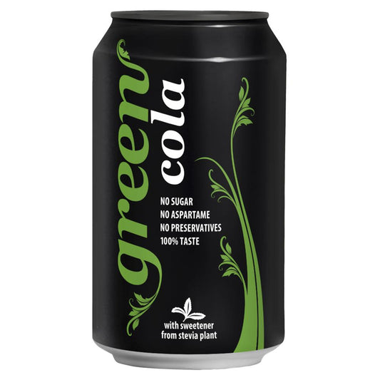 Green Cola_330ml Can - No calorie stevia sweetened cola-Pack of 6