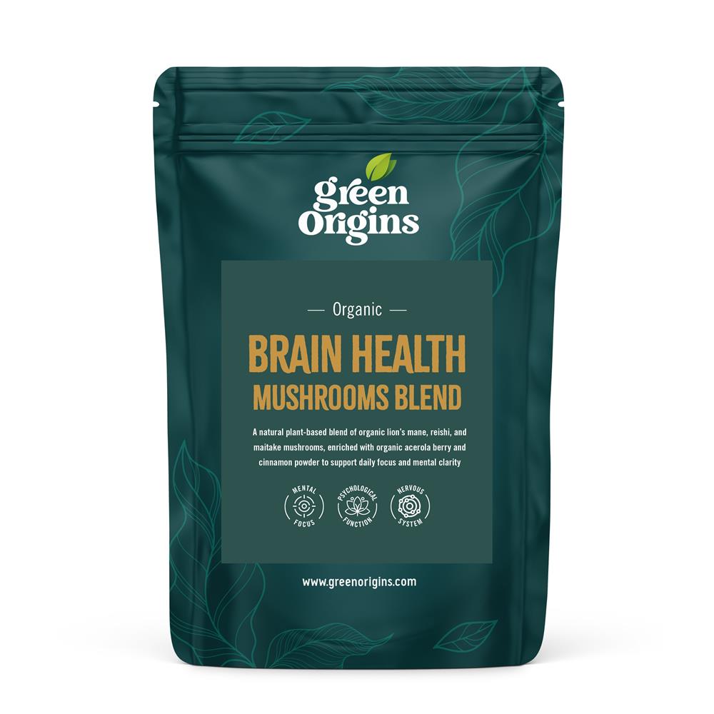 Green Origins_Organic Brain Health Mushroom Blend 100g