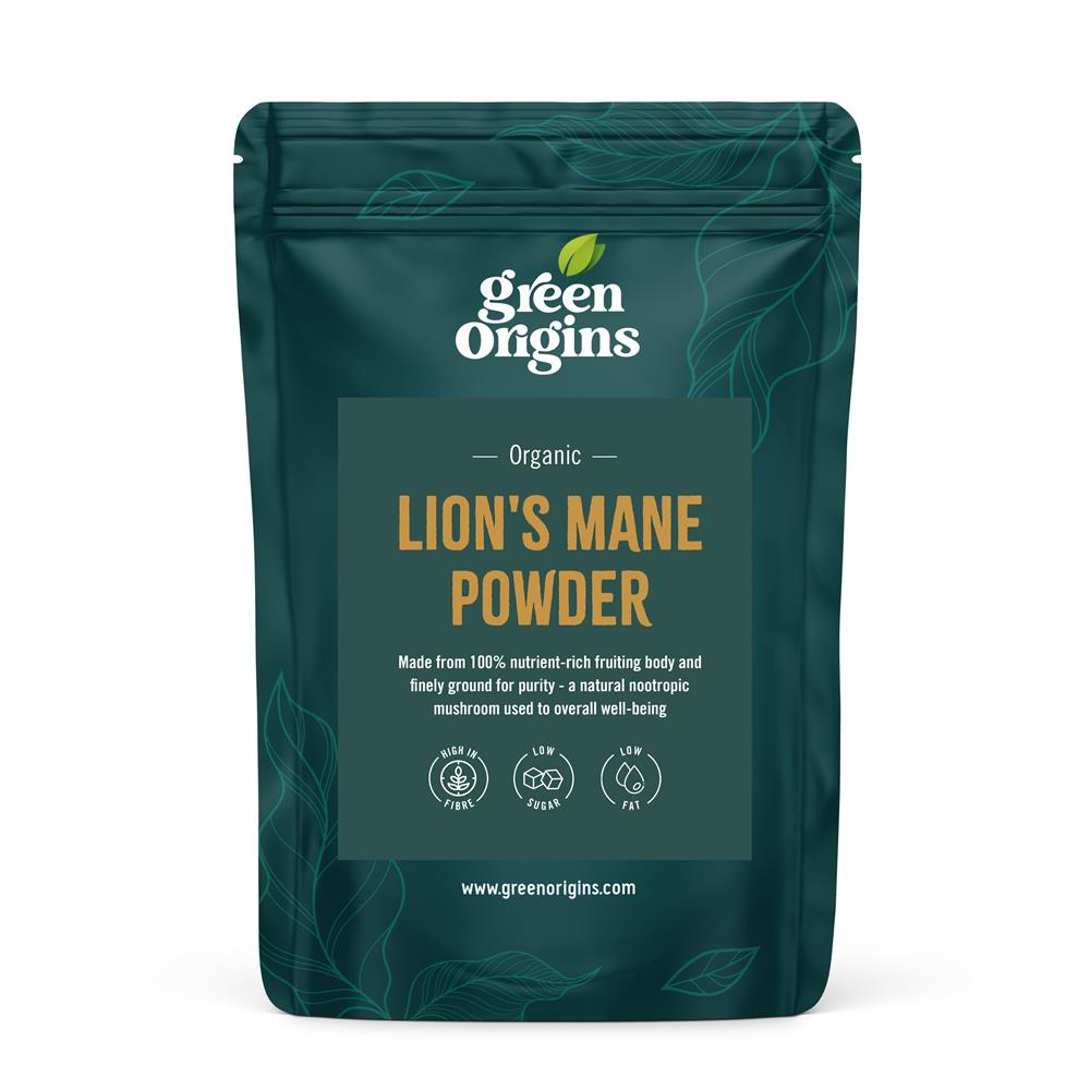 Green Origins_Organic Lions Mane Powder 100g