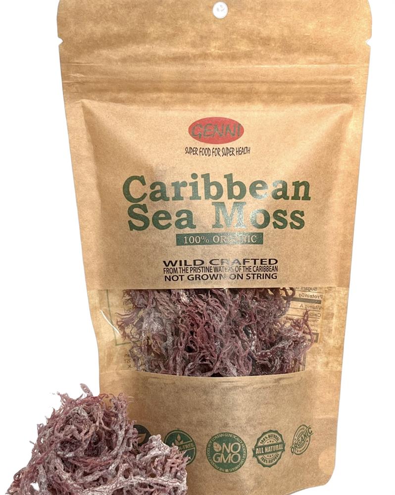 Genni_Raw Wild crafted Dried Red Sea Moss