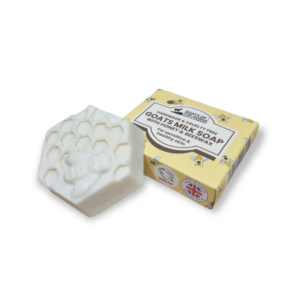 Goats of the Gorge_Goats milk soap bar- 70g Honey & Beeswax