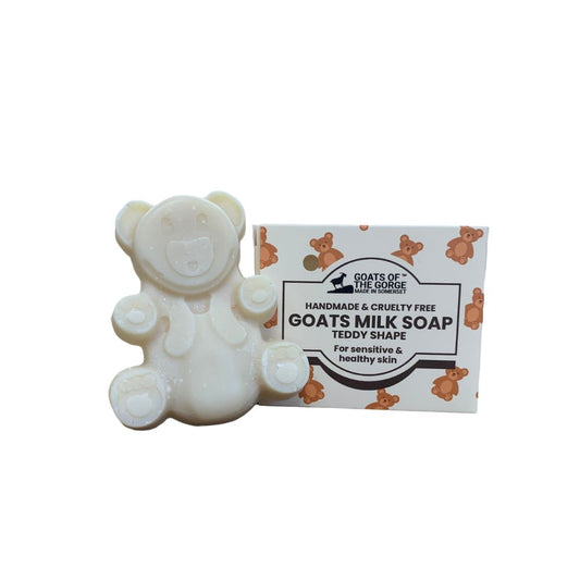 Goats of the Gorge_Goats milk soap bar- 67g Teddy shape-pack of 2