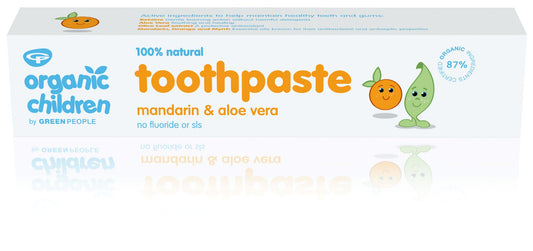 Green People_Organic Children Mandarin & Aloe Vera Toothpaste 50ml