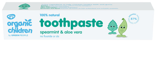 Green People_Organic Children Spearmint & Aloe Vera Toothpaste 50ml